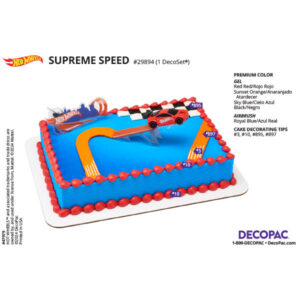 Boy's Hot Wheels Theme Cake