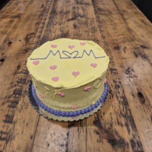 Mom's Loving Beat Cake (9" size...serves 6-8, vanilla cake & caramel filling)